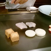 鉄板焼 但馬 - ☆焼いてる☆