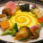 アマラントス - ランチコース 15950円 の野菜の一皿