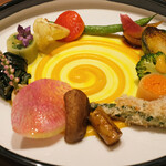 アマラントス - ランチコース 15950円 の野菜の一皿