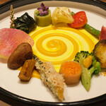 アマラントス - ランチコース 15950円 の野菜の一皿