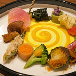 アマラントス - ランチコース 15950円 の野菜の一皿