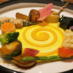 アマラントス - ランチコース 15950円 の野菜の一皿