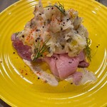 ハライソ - 自家製ハムのポテサラ