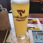 ステーキとドイツビール マーベリックス - シュヴァルツブロイ　プレミアムラガーLグラス500ml