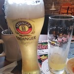 ステーキとドイツビール マーベリックス - エルディンガー　ラガービアLグラス500ml