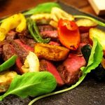 尾道中華そば ボラーチョ - 鹿児島産牛ランプのグリル