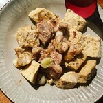 Kazami - 地鶏と豆腐柚子胡椒炒め