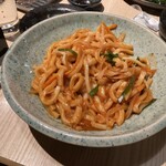 Hanabi - ９月1日再訪の時の〆。ナポリタンうどん！