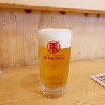 Ganso Kushikatsu Ebisu Shouten - 生ビール 390円
