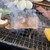 天野ファミリーファーム - 料理写真:特上カルビ焼いています