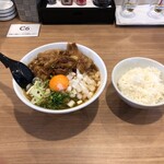 ラーメン酒場 天狗 - "ラーメン酒場 天狗"で"酒場の肉そば(肉大)"1,030円と"ライス"150円♪