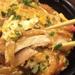 炉ばた肥後ちゃぼ - カツ丼