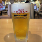 ガスト - クーポン利用で275円の生ビール。2杯頂きました。
