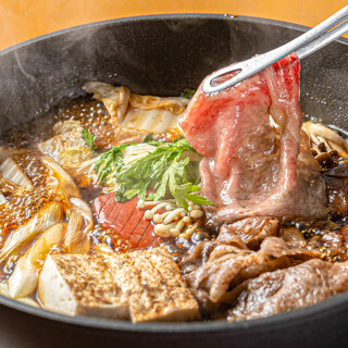 [A5 rank certified Omi beef] We offer Sukiyaki and shabu shabu!