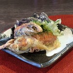 つかふき屋 - 穴シャコエビ天ぷら