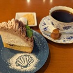 ティーカフェ - モンブランタルト