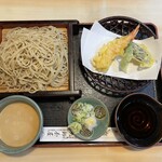 大師茶屋 - ごま汁天せいろ大盛