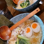 Menya Nagomi - 特塩そば   特塩白湯麺 