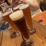 1ポンドステーキ&クラフトビール ハックルベリー - 2023/8/26 ディナーで利用。クラフトビール。