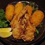 居酒屋食堂さわ７ - 手羽先ザンギ&カニクリームコロッケ