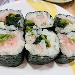 Sushi Choushimaru - わさび菜トロ中巻き^ - ^