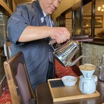 がんこ - 副支配人自ら入れて下さる　ホットコーヒー