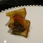 鉄板焼き あさひ - プチハンバーガー