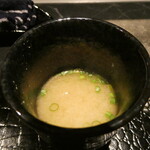鉄板焼き あさひ - 味噌汁
