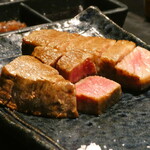 Teppanyaki Asahi - 隣にいる友人のステーキ