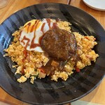 カプリシオ - ハンバーグピラフ　¥1,080＋大盛り¥400