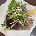 Seared bonito