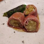 傳 - (2023/7 訪問)牛肉と焼き茄子