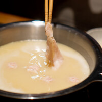 鶏料理 清水 - 熟選鶏しゃぶしゃぶ