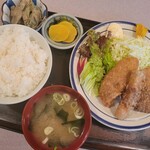 お食事処あべ - ◆「日替わり定食」「ヒレカツ&白身魚フライ」