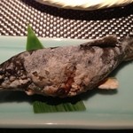 宝巌堂 - 子持ち鮎の炭火焼