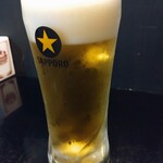 手仕ごとや一力 - 生ビール(480円)