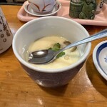 Hokake Sushi - 最初に出してくれたランチの茶碗蒸し、めちゃ熱っ