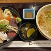Kineya - 海鮮丼(うどん付)＝1353円