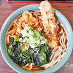 Choumei Udon - うどんきしめんミックスｗｉｔｈ＆ワカメ、かき揚げ＆ちくわ天