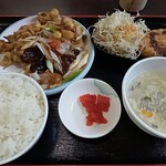 台湾料理 福祥居 - 豚肉と長ネギ炒め定食