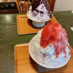 CAFE Megane Shobou - 當地產的草莓糖漿