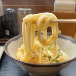 めりけんや - 「釜玉うどん」の麺
            2023年9月8日