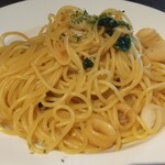 Youmembaru pasta BA - ヤリイカとほうれん草の和風パスタ