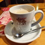 Komeda Kohi Ten - この店は必ずドリンクが先にくる…一緒に食べたいのに(-_-;)