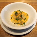 スガハラ - 静岡 生しらすとイタリア カラスミの冷たいカッペリーニ