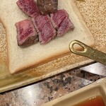 鉄板焼ステーキ 一ッ葉ミヤチク - 