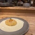中目黒 牡蠣入レ時 - 焼き雲丹のリゾット