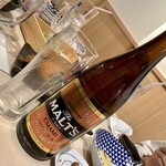 鮨・酒・肴 杉玉  - モルツ(中瓶) 679円(税込747円)