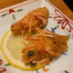 江戸徳 - お刺身の海老の頭