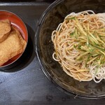 小諸そば - 四川冷麺いなりセット530円